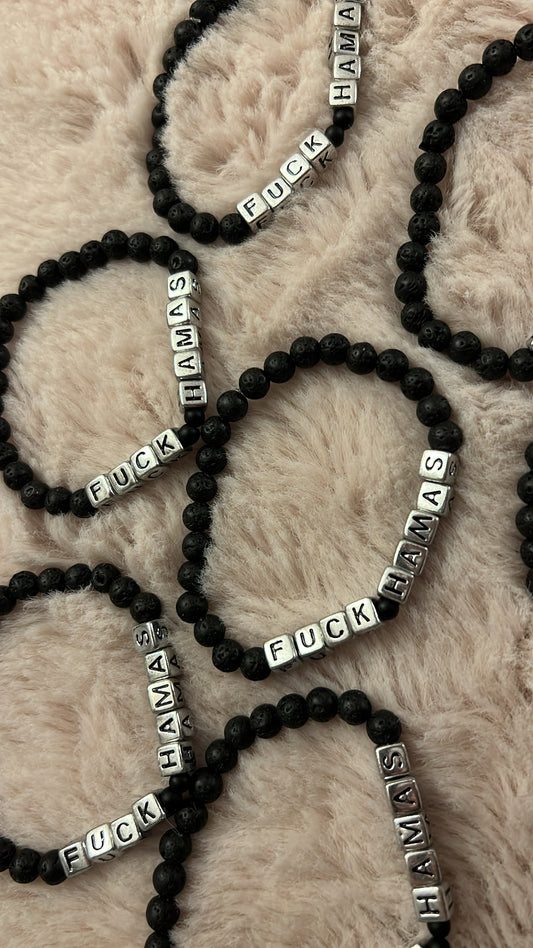 Fck Hamas Lava Bracelet