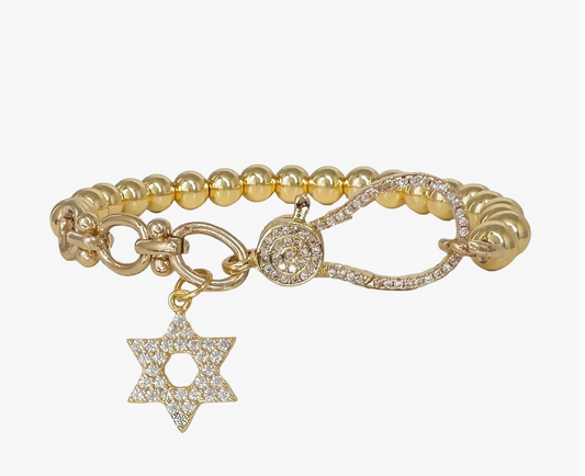 Clasp Magen David Bracelet