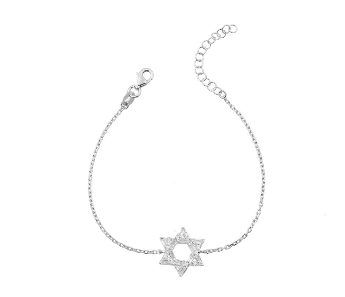 Magen David Silver Bracelet